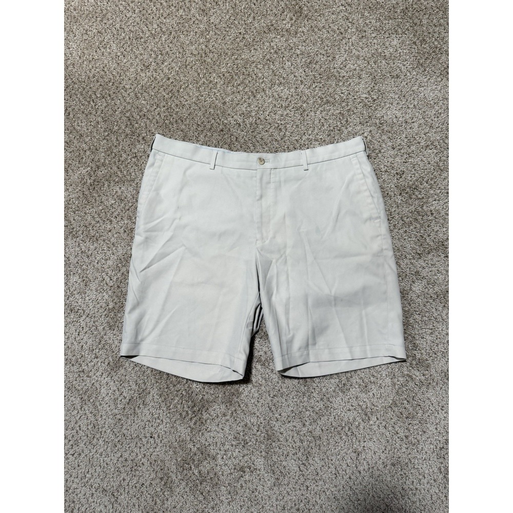 Peter Millar Crown Sport Chino Shorts Mens 40 Khaki Beige Outdoor‎ Preppy Golf